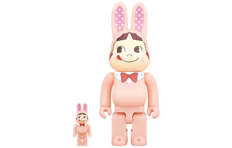 【代購】BE@RBRICK Rabbrick Costume Peko-chan Red Phosphorescent