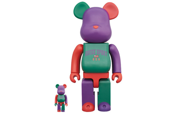 【代購】BE@RBRICK Guess Sport Logo & Multi