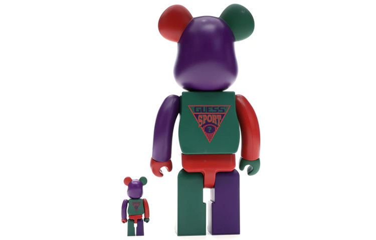 【代購】BE@RBRICK Guess Sport Logo & Multi