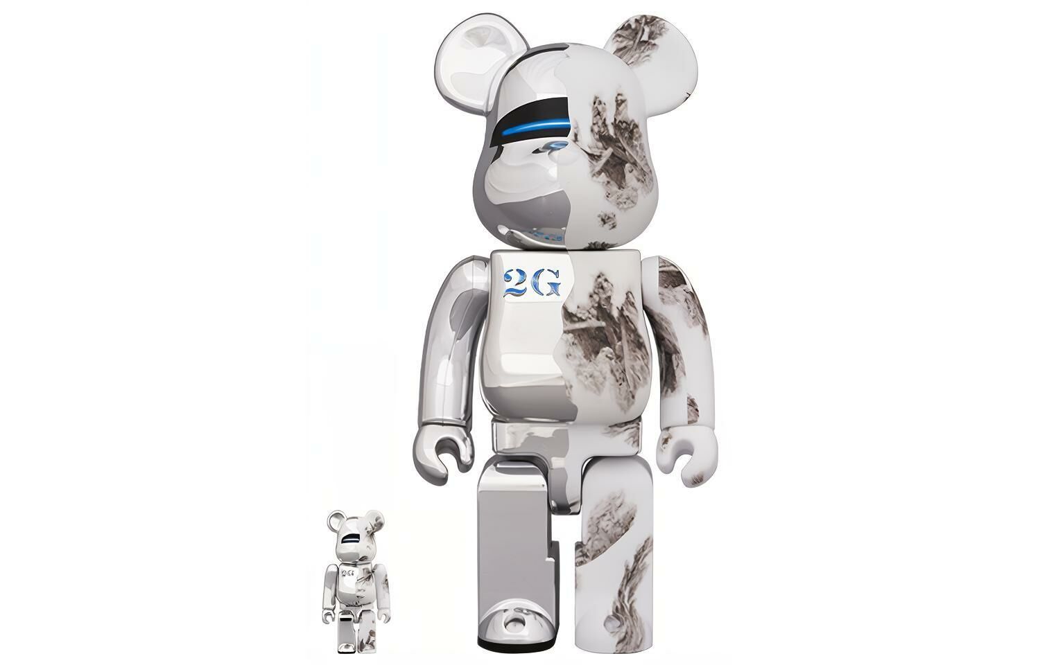 【代購】BE@RBRICK SORAYAMA X Daniel Arsham 100% & 400%