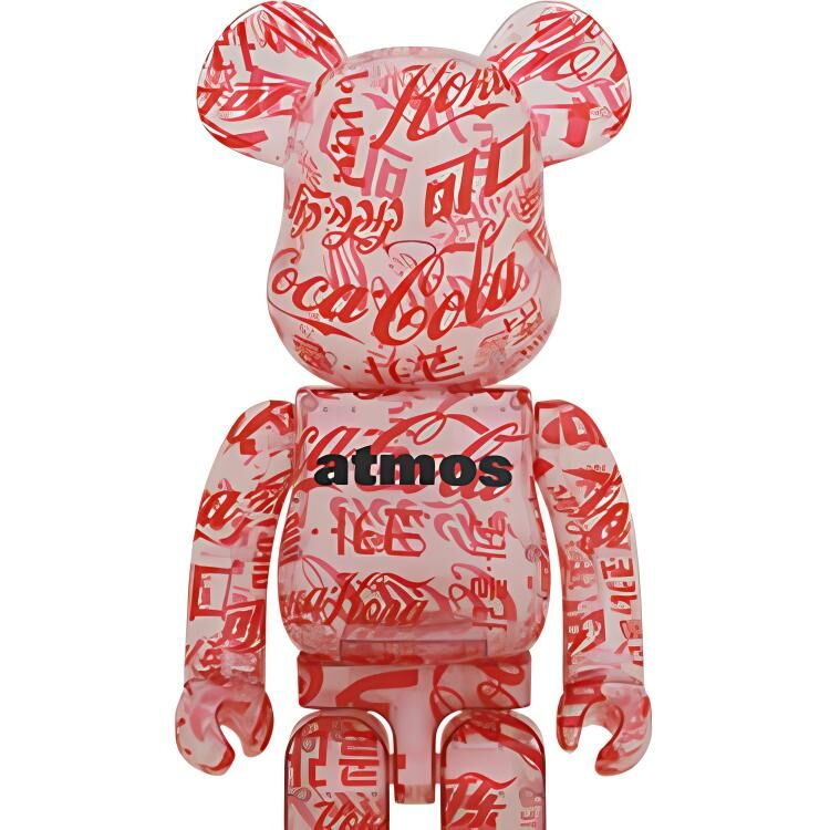 【代購】BE@RBRICK Atmos × Coca-Cola 1000% CLEAR BODY