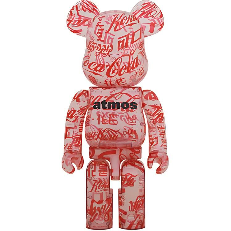 【代購】BE@RBRICK Atmos × Coca-Cola 1000% CLEAR BODY