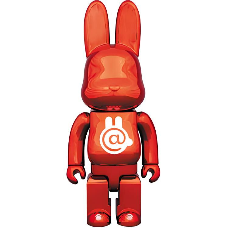 【代購】BE@RBRICK Rabbrick Chrome Red