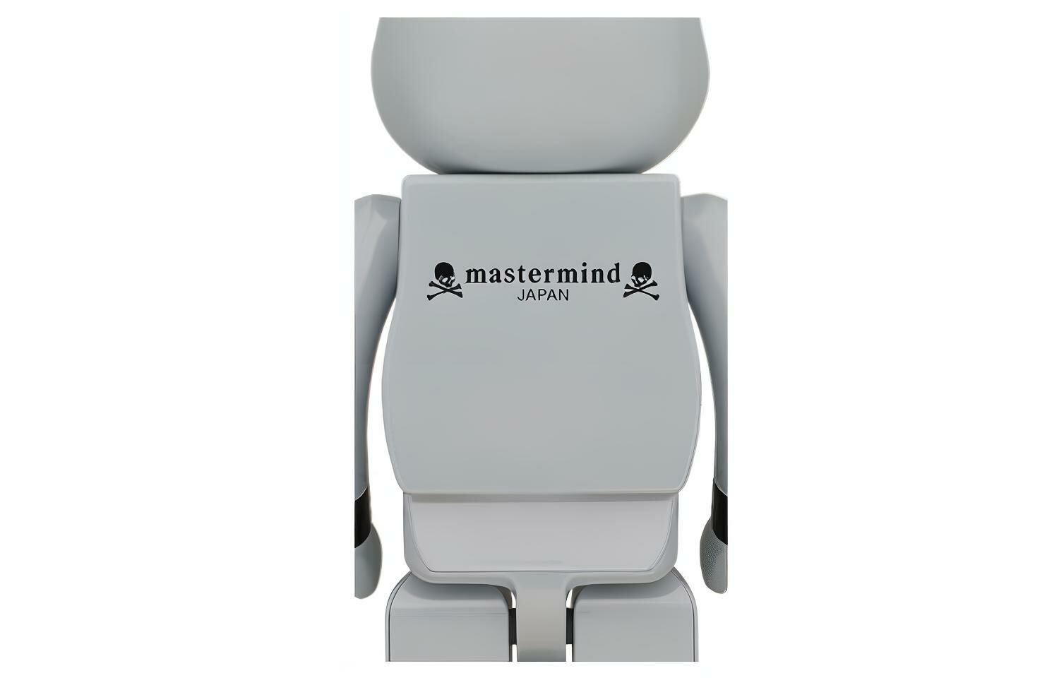 【代購】BE@RBRICK X Mastermind Japan White Chrome
