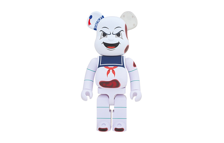 【代購】BE@RBRICK X Ghostbusters Stay Puft Marshmellow Man Angry Face White
