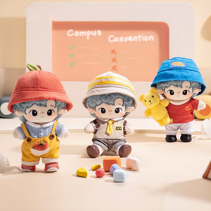【代購】POP MART HACIPUPU Preschool Collection Cotton Doll Please Eat Apple Dolls Plush Doll 22cm Height