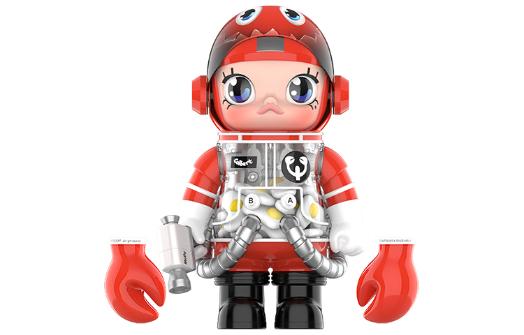 【代購】POP MART MOLLY MEGA Treasure Collection Mega Collection Space X Phi Colbert Lobster Trendy Figures 1000% 70cm