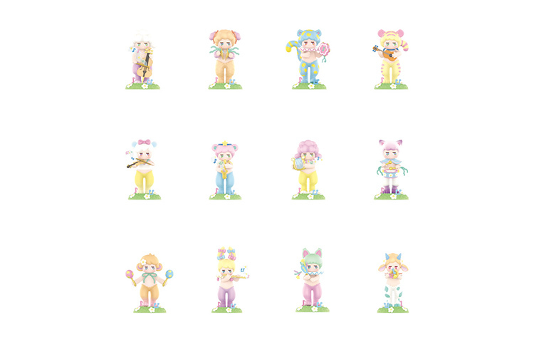 【代購】POP MART Pop Mart Qi Other IP SATYR Animal Carnival Collection Blind Box Products Single Mystery Box/Full Box 12 Pcs