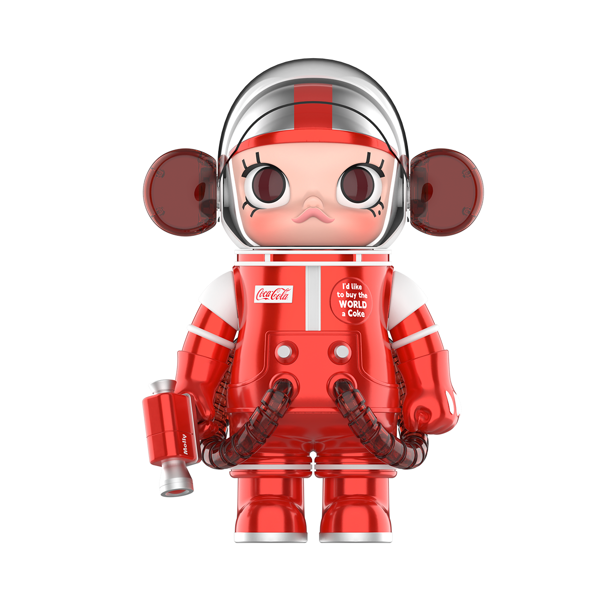 【代購】POP MART 400% MEGA SPACE MOLLY Classic Coca-Cola Coca-Cola 2nd Generation Trendy Figures