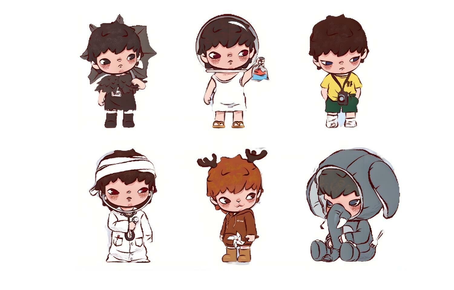 【代購】POP MART HIRONO ONO Wide Mercy City Collection Jelly Stickers IP Merch