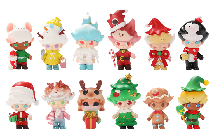 【代購】POP MART DIMOO Christmas Collection Blind Box Products Whole Set 12 Pcs