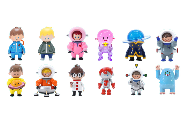 【代購】POP MART Pop Mart Qi Other IP 009 Space Walker Collection Blind Box Products Single Blind Box/Full Box 12 Pcs
