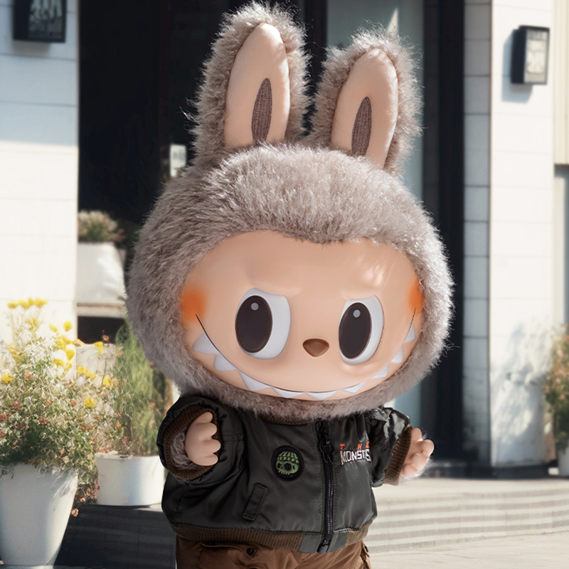 【代購】POP MART LABUBU THE MONSTERS JUMP For JOY Vinyl Dolls Plush Doll 38cm High