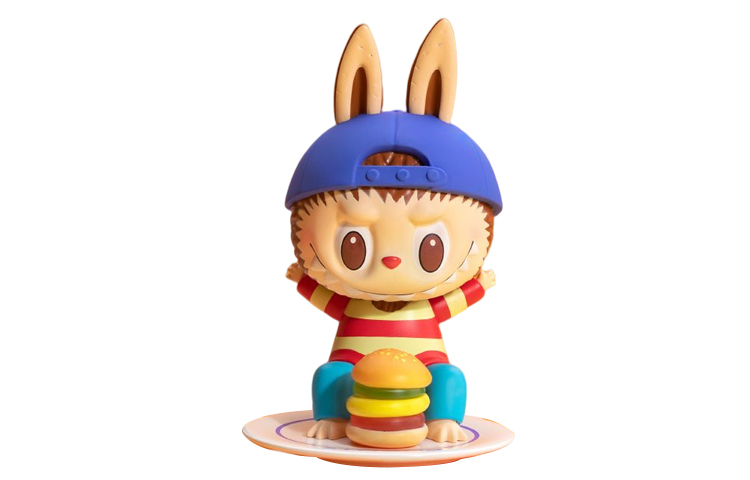 【代購】POP MART ZIMOMO Labubu Sweet Burger Hang Tag Box 9cm