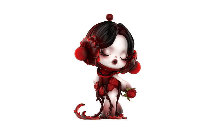 【代購】POP MART SKULLPANDA Valentine's Day Limited Edition Figure Hang Tag Box 9cm