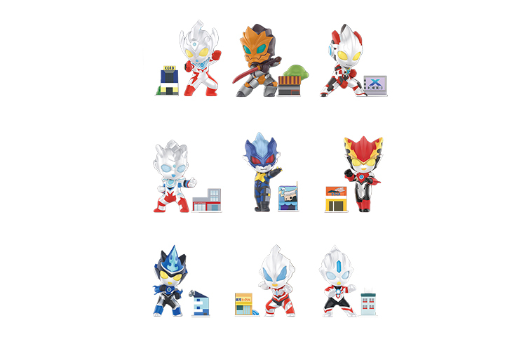 【代購】POP MART Ultraman Chi Other Character Blind Box Products Single Blind Box/whole Box 9 Pcs
