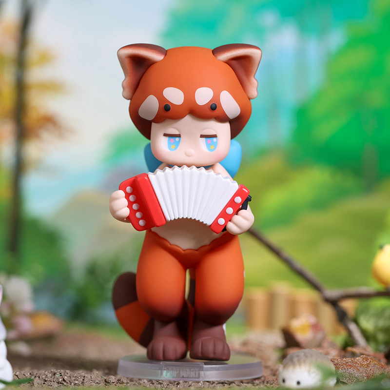 【代購】POP MART Pop Mart Qi Other IP SATYR RORY Little Raccoon Hanging Card Blind Box Products 10cm