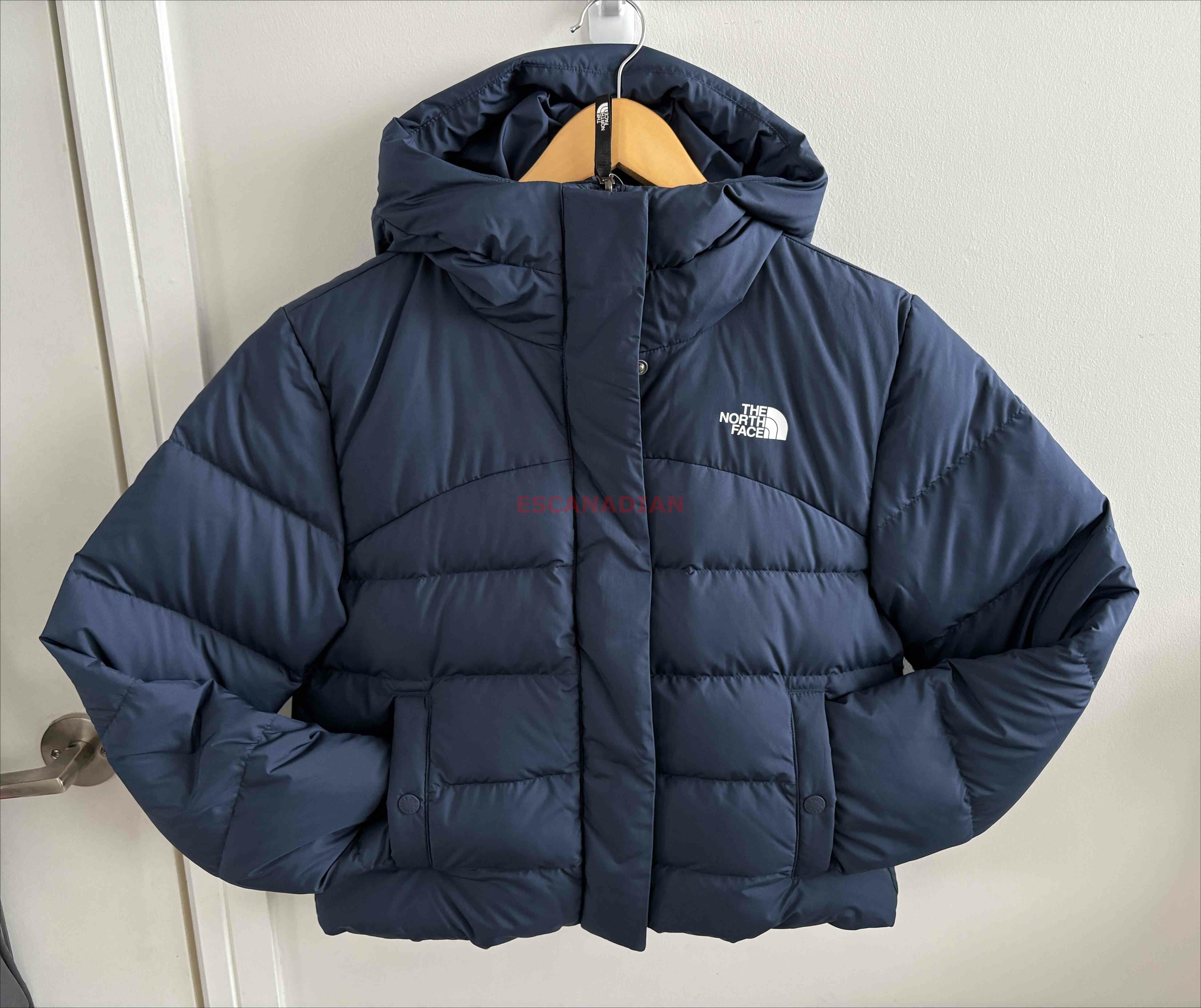 THE NORTH FACE 女大人 Baltic Puffer系列 防潑水 600蓬鬆羽絨 連帽外套 (小短版)