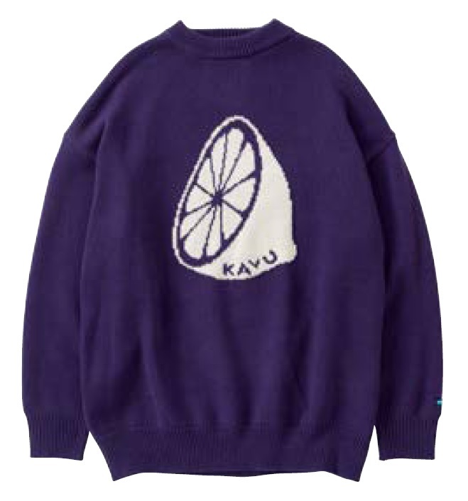【網店獨家發售】#KAVU #日版 Kid's Lemon Knit #Purple