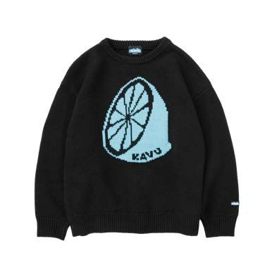 【網店獨家發售】#KAVU #日版 Kid's Lemon Knit #Black