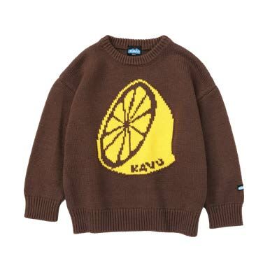 【網店獨家發售】#KAVU #日版 Kid's Lemon Knit #Brown