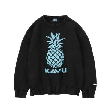 【網店獨家發售】#KAVU #日版 Kid's Pineapple Knit #Black