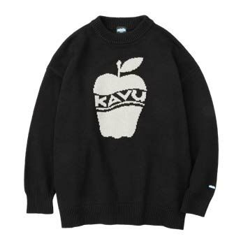#KAVU #日版 Adult Apple Knit #Black