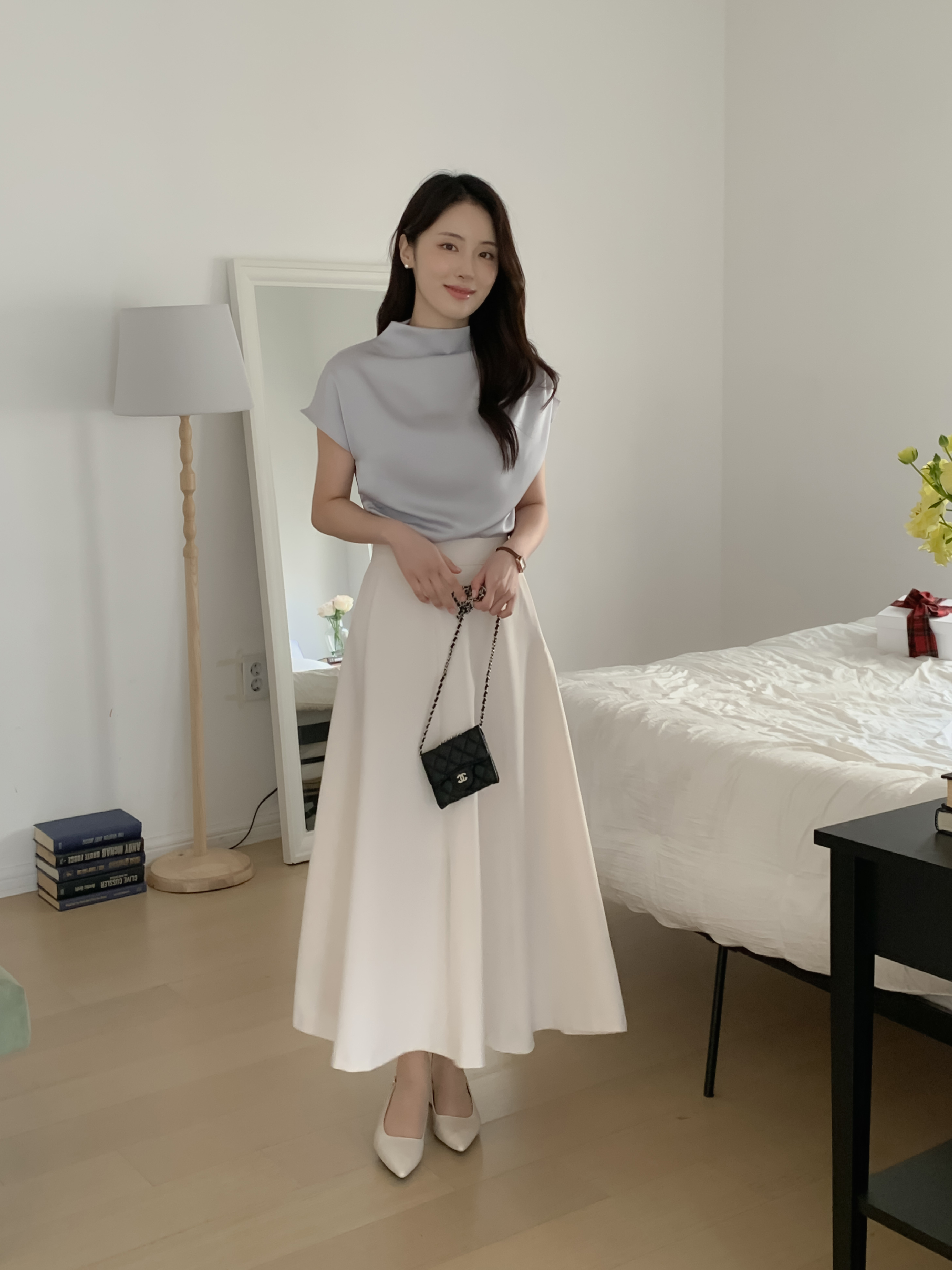 🚀當日出貨【🌸早春新品 】 Silk 精緻絲質溫柔blouse ( 3 colors)