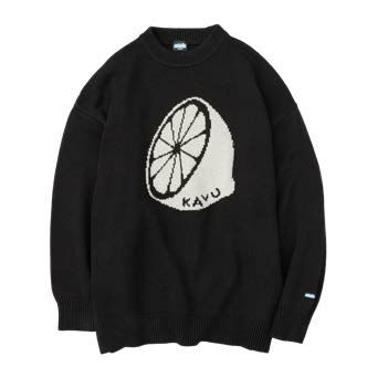 #日版 Adult Lemon Knit #Black