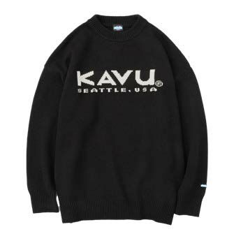 #日版 Adult Logo Knit #Black