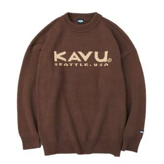 #日版 Adult Logo Knit #Brown