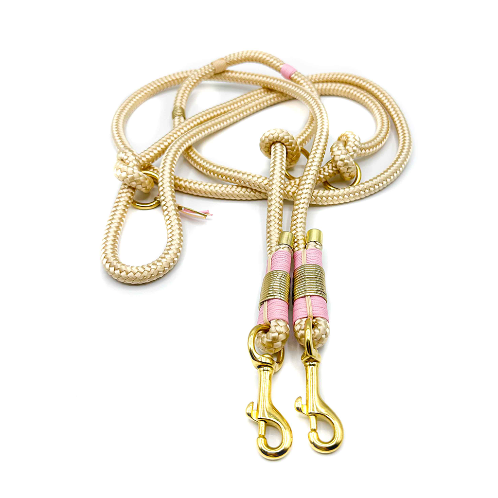 《 Island Dog 》多功能雙鎖扣編織牽繩 (七色)