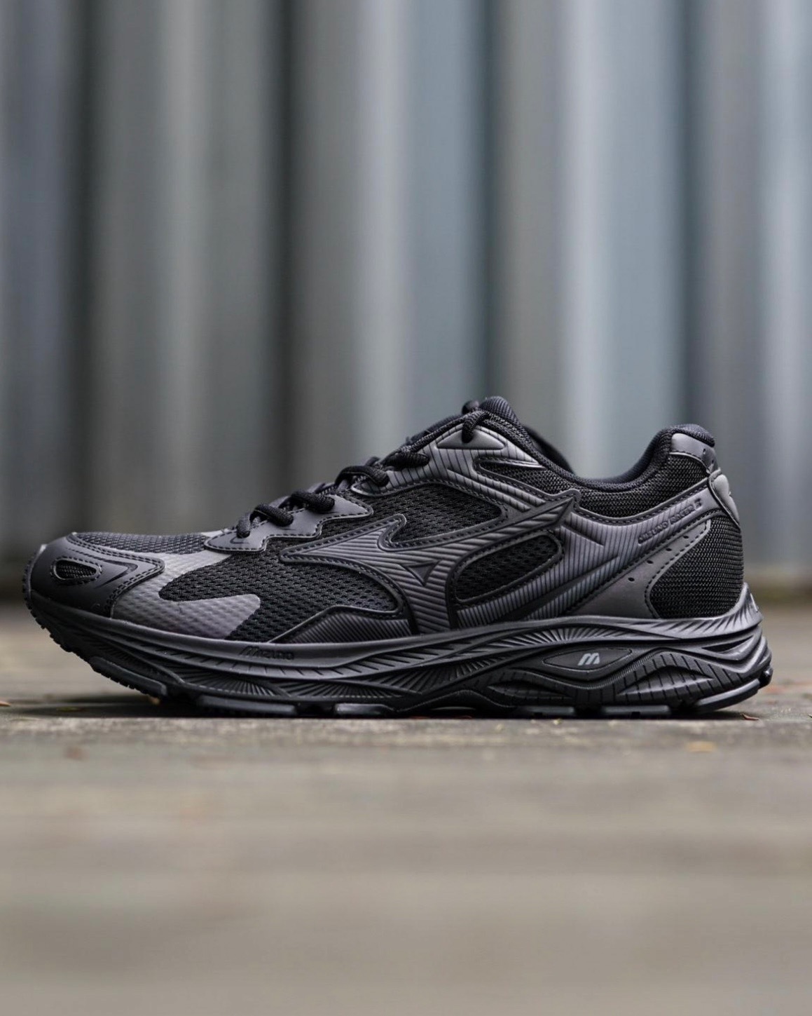 #預購 MIZUNO RACER S 復古慢跑鞋 D1GH223501 黑