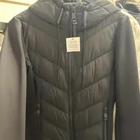 [U] DKNY LIGHT WEIGHT PUFFER,BLACK, DL4MPR06-BLK [FINAL SALE] (UD476)