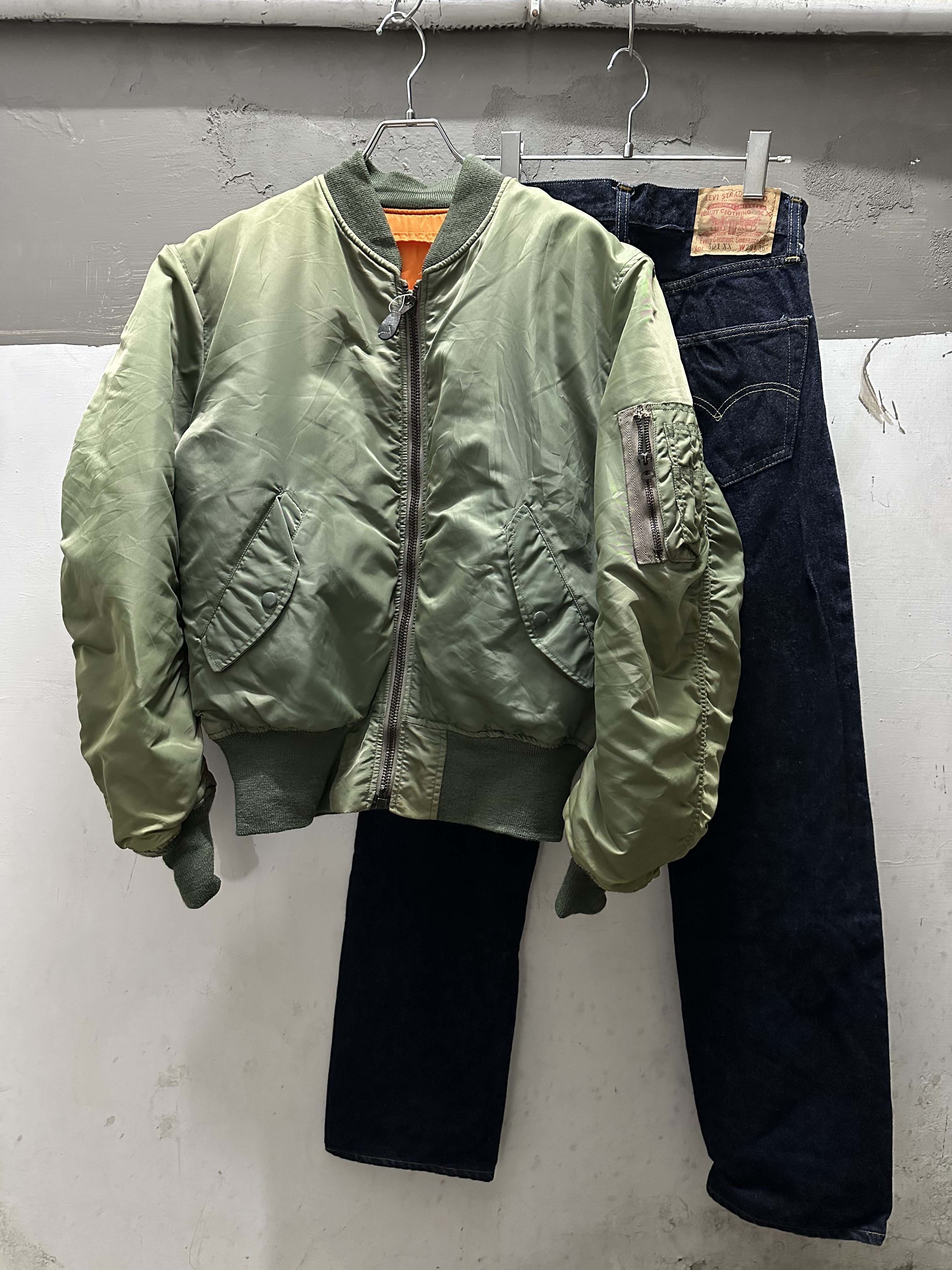 復刻版 旧Real McCOY’S MA-1 TYPE REAL McQueen Steve McQueen Model