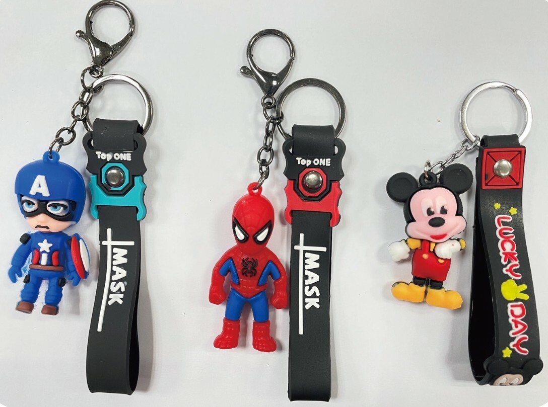 台中院｜立體造型卡通吊飾(6入)