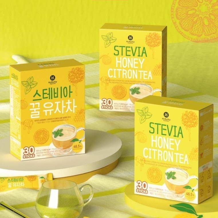 【罕見●勁香●神還原】韓國低卡蜂蜜柚子茶 (30條)