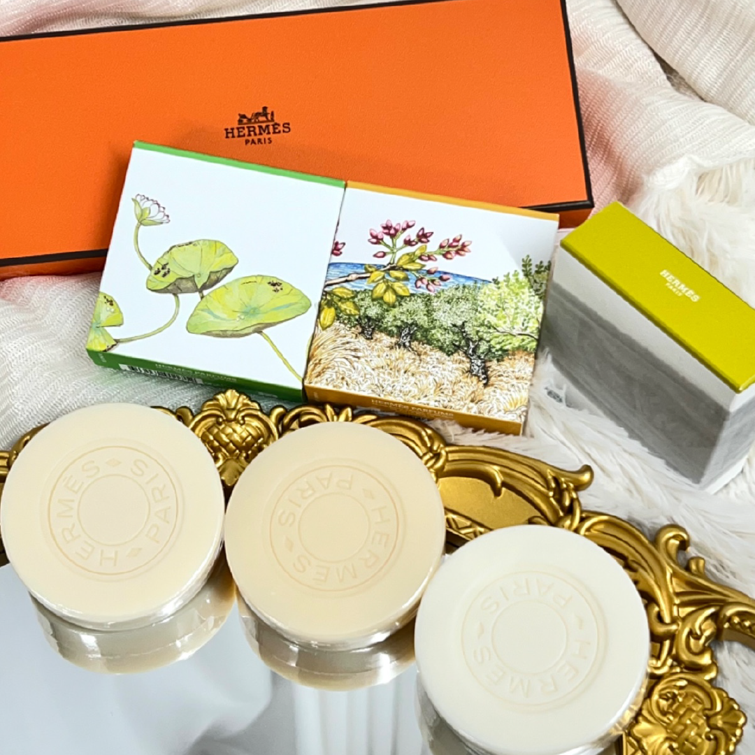HERMES - 3 Soaps Gift Set 肥皂禮品套裝