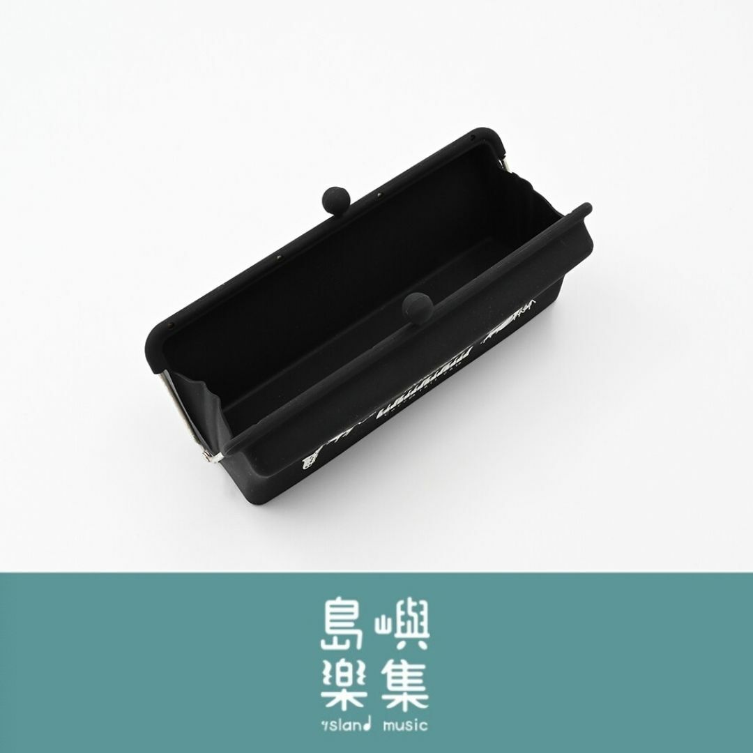 音樂風景 - 黑色矽膠鉛筆盒