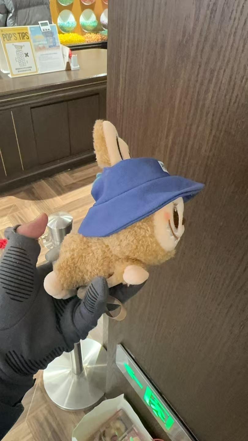 labubu 樂園限定 吸磁石 可夾衫