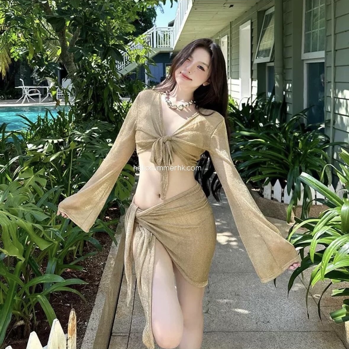 SSK009 Dubai Gold Bikini Set