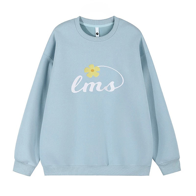 字母印花長袖上衣-三色預購