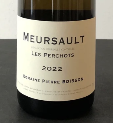 Pierre Boisson Meursault Les Perchots 2022