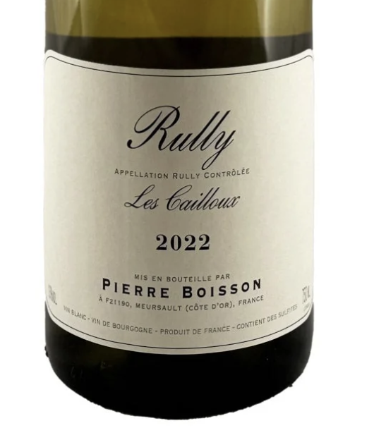 Pierre Boisson Rully Les Cailloux 2022