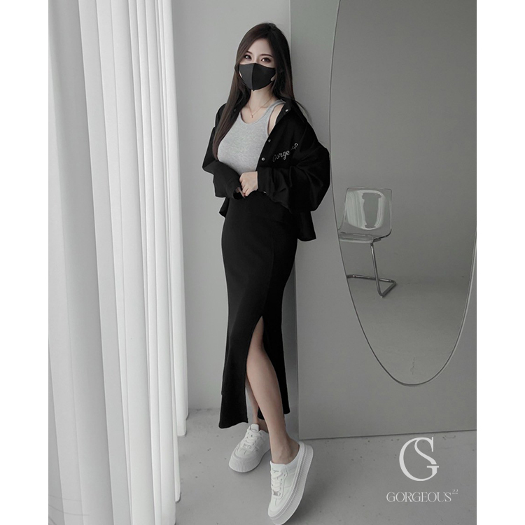 G9559 現貨「(夏版) 3.0長腿必購軟糯長裙」