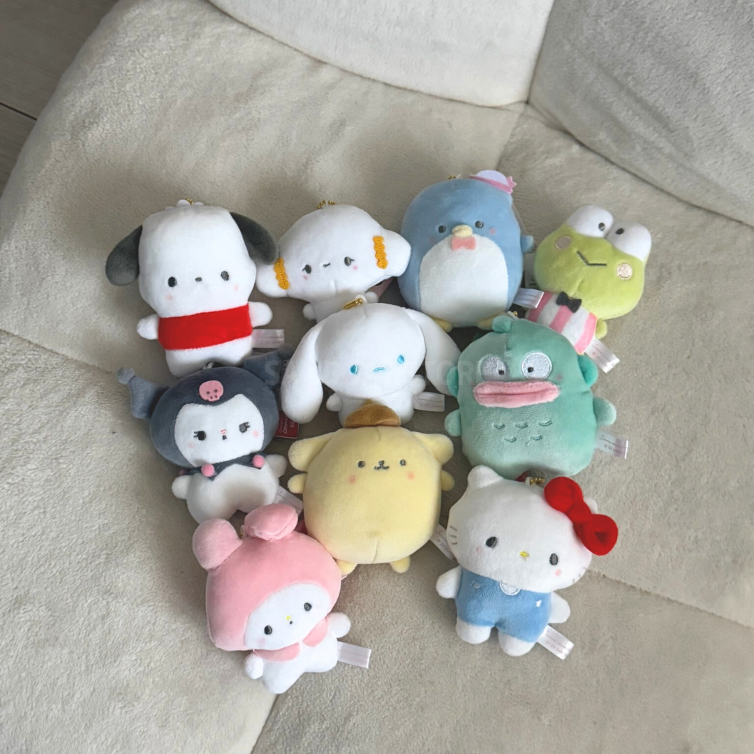 #部分現貨 三麗鷗 麻糬熊貓 豆豆眼 聯名 吊飾 鑰匙圈 娃娃