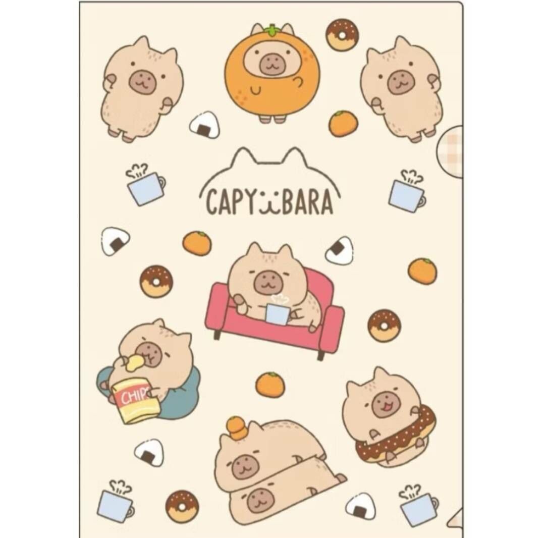 嘉義院∣卡皮巴拉32K橫線筆記本5本/組