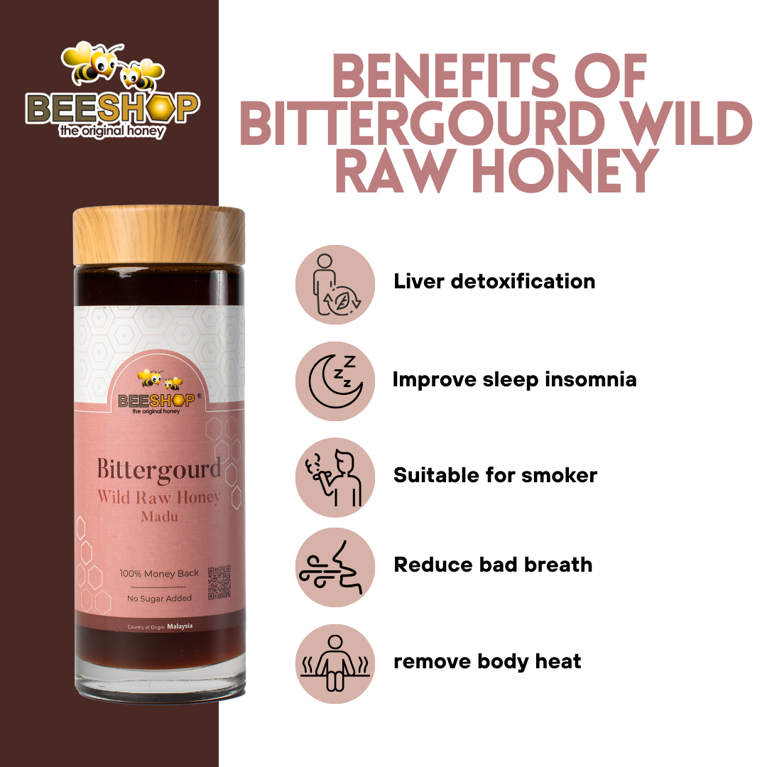 BITTERGOURD WILD RAW HONEY (HALAL)