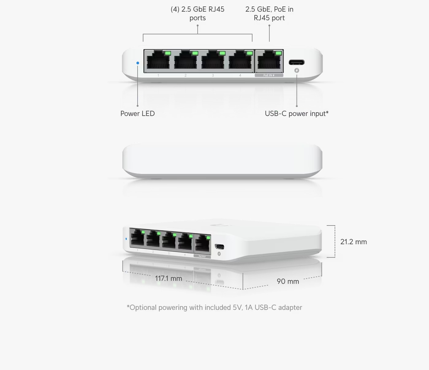 Ubiquiti Unifi Flex Mini 2.5G - USW-Flex-2.5G-5