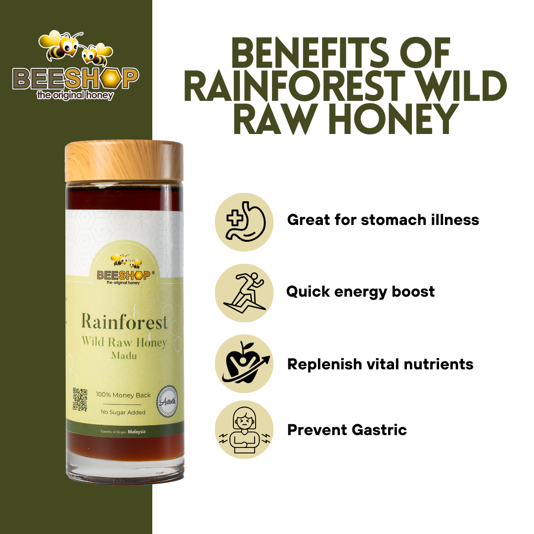 RAINFOREST WILD RAW HONEY (HALAL)